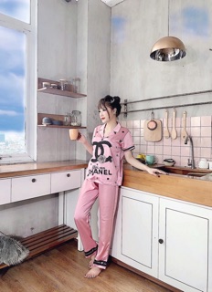 (Kèm ảnh thật) bộ lụa mang nhà siêu xinh