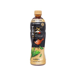 5 chai trà ô long Tea Plus không đường 455ml