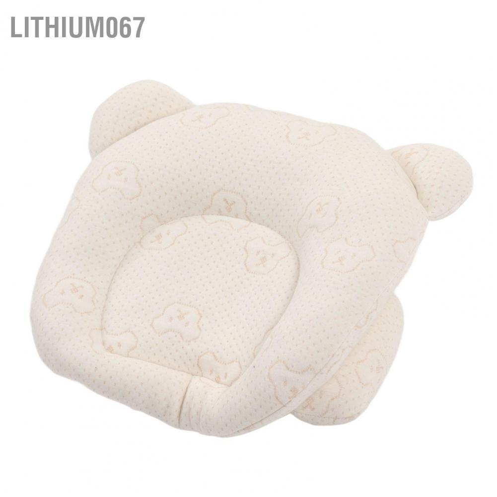 Lithium067 Gối Cao Su Non Chống Méo Đầu Bẹp Đầu Cho Trẻ Sơ Sinh Gối định hình đầu cho trẻ sơ sinh Ngăn ngừa phẳng có khả năng đàn hồi cao mới biết đi