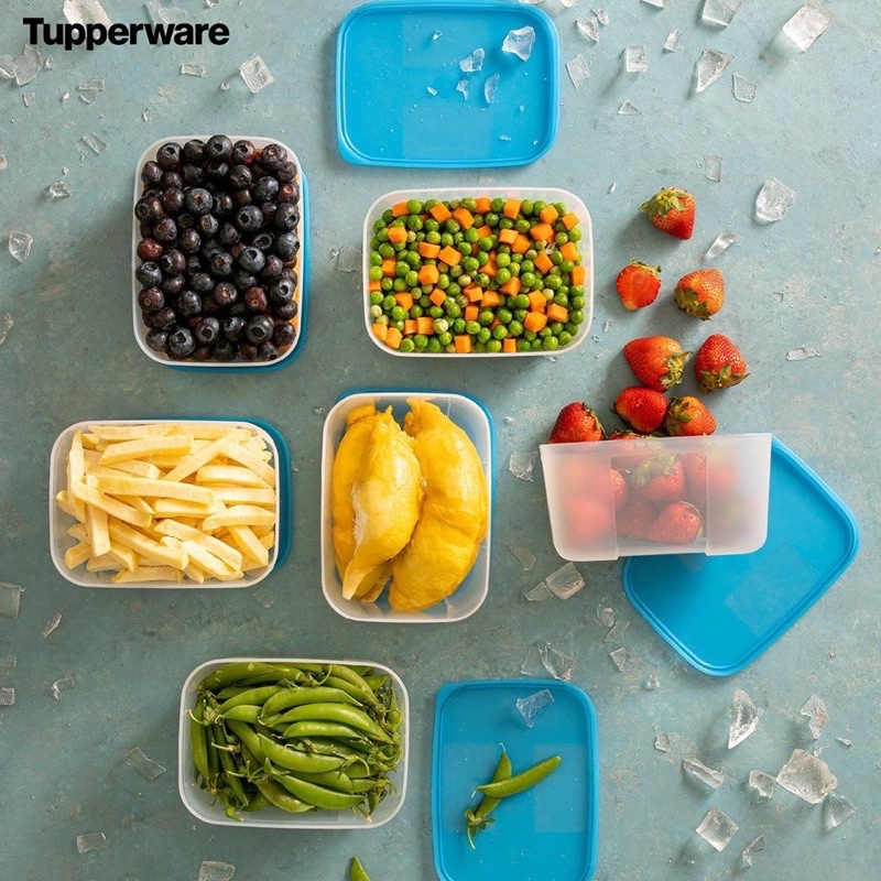 lẻ nắp và thân tupperware Hộp trữ đông 650ml cao 650ml thấp dẹt