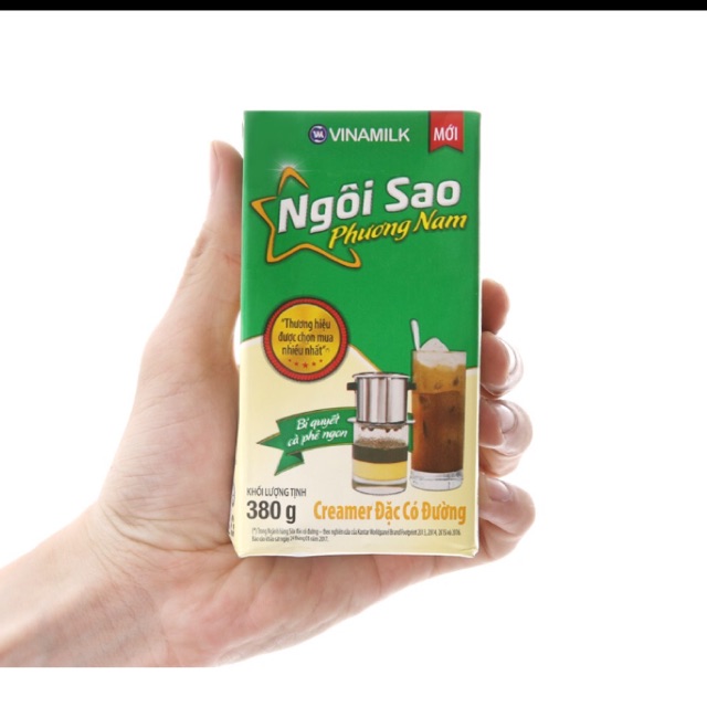 Sữa đặc ngôi sao phương nam hộp giấy 380gr