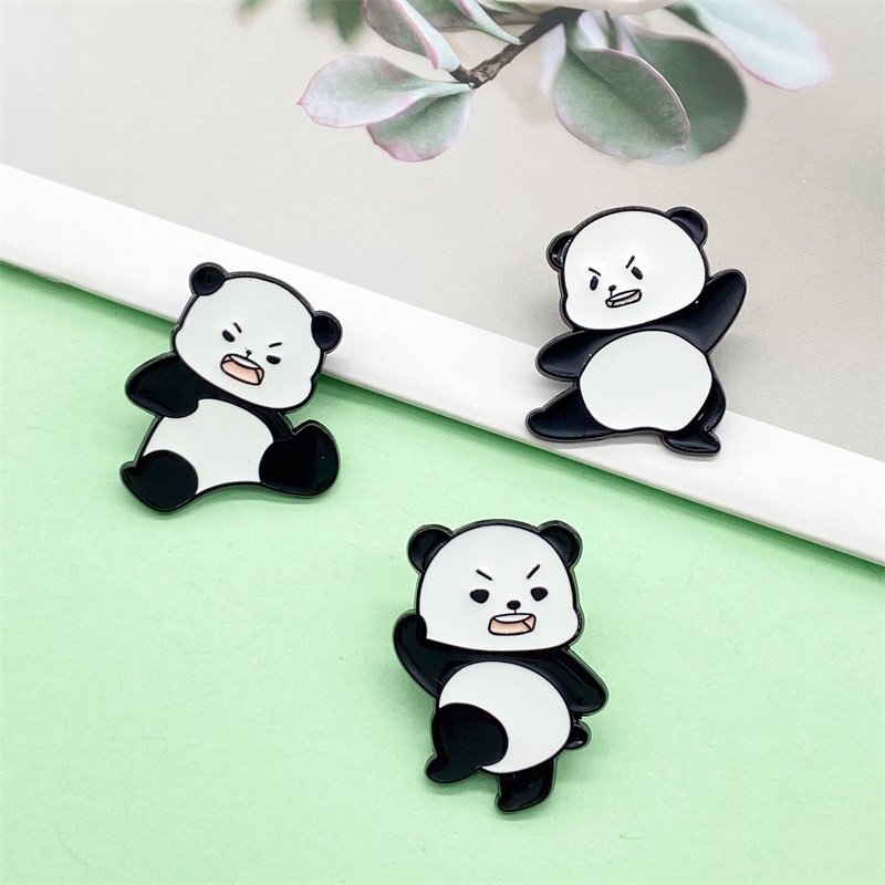Ghim cài áo MISS ZOE hình gấu trúc hoạt hình đáng yêu