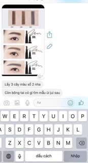 Bút kẻ mày và kẻ mắt novo