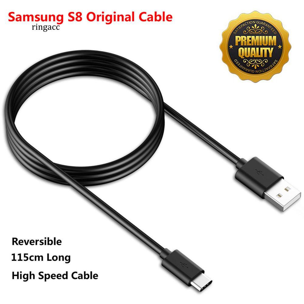Cáp sạc điện thoại nhanh chuẩn type-C thích hợp cho Samsung Galaxy S8 Plus