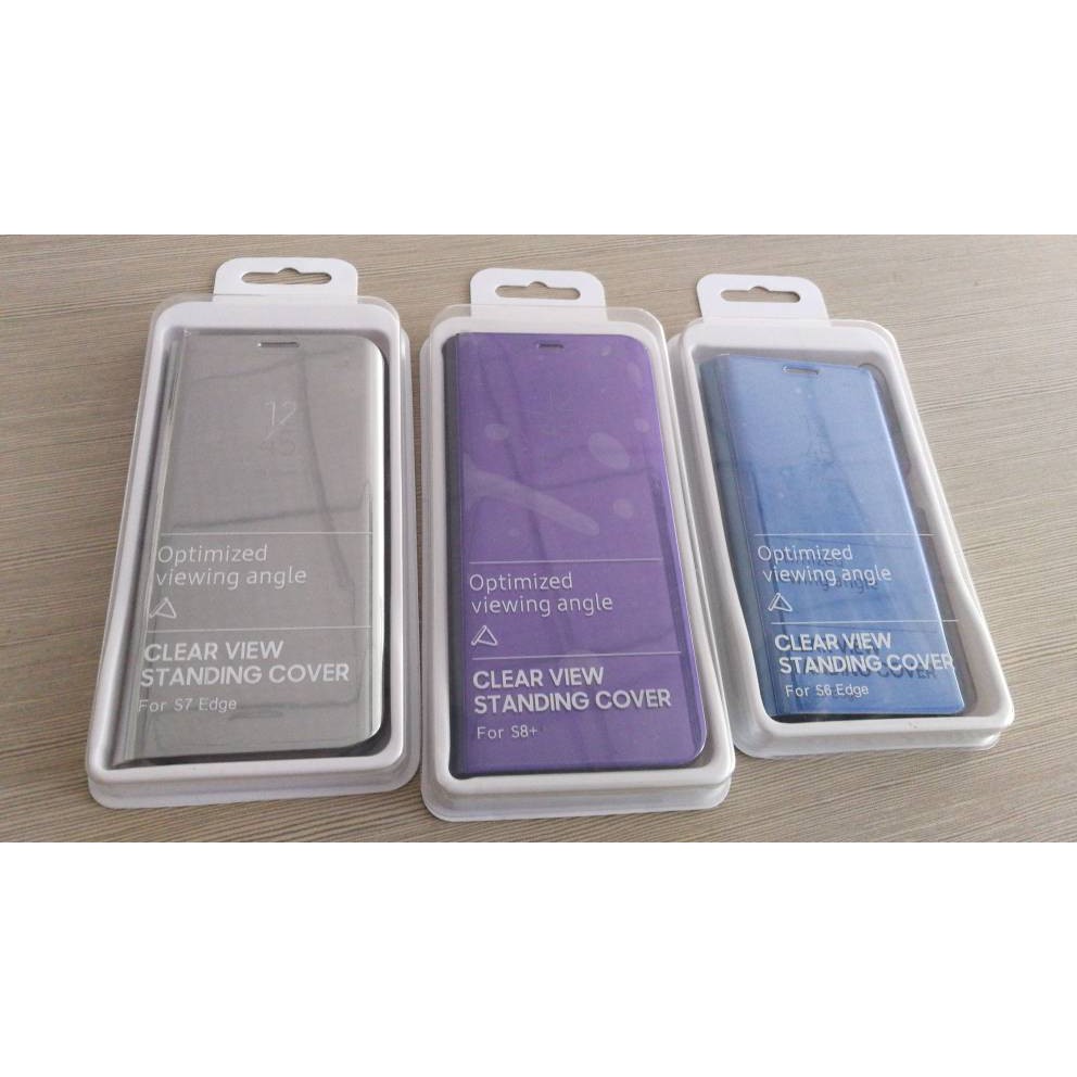 Bao da Clear View Standing Cover S6 edge plus!