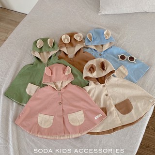 Áo choàng Puppies cho bé ( 6 màu )