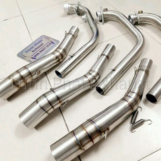 Cổ pô 2 khúc inox vân titan siêu rẻ