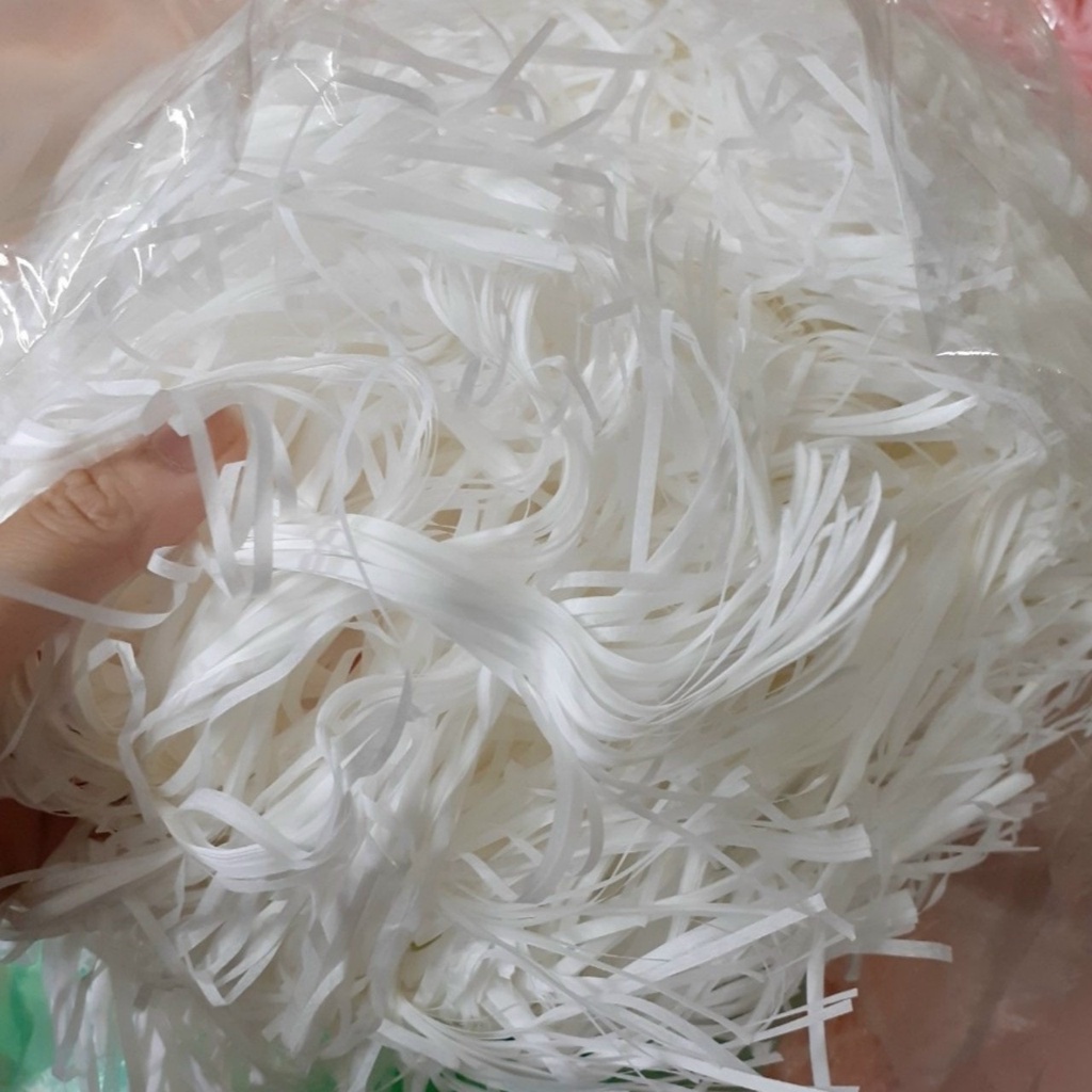 Giấy Rơm Lót Hộp Quà Tặng, Giấy Vụn Cắt Sợi Nhỏ Nhiều Màu  - GL01