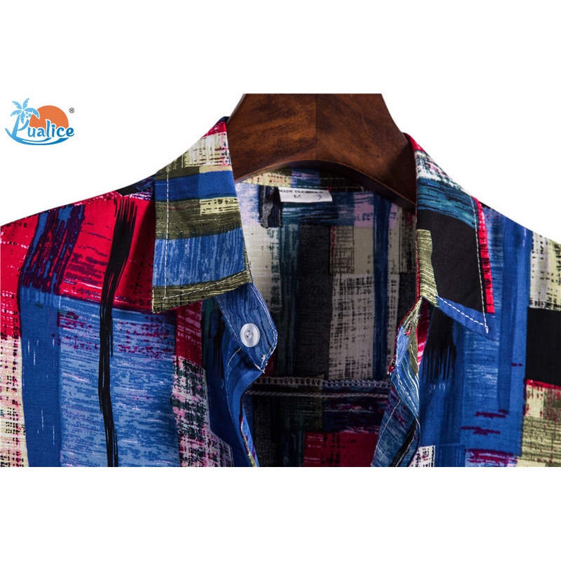 Men Shirt Printed Shirts Short Sleeve Button Shirts Casual Summer Beachwear Hawaii Loose Shirt Floral Fashion Shirts | BigBuy360 - bigbuy360.vn