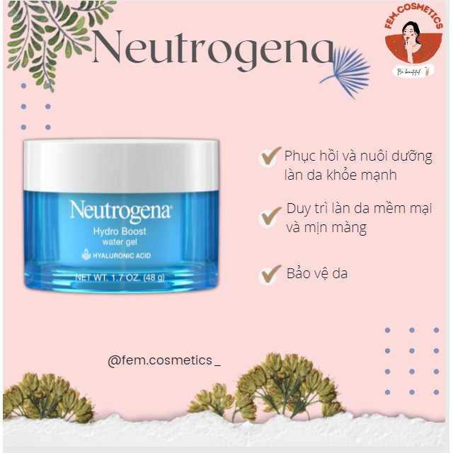 Kem dưỡng Neutrogena hydro boost aqua gel