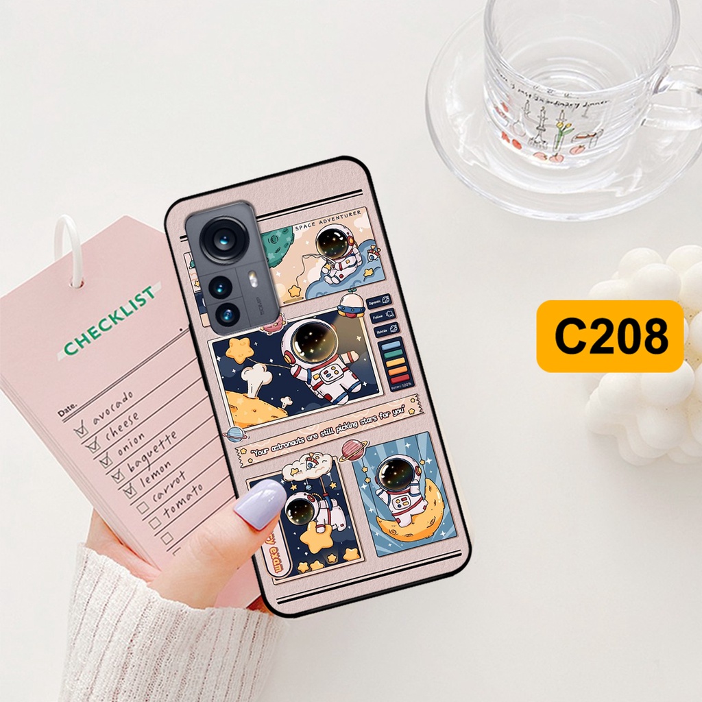 Ốp lưng Xiaomi 12 / Xiaomi 12 Pro hình gấu, vũ trụ ngân hà chibi. ốp chống sốc bền đẹp