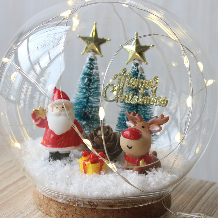 Miếng Merry Christmas dùng tramg trí cây thông Noel, tiểu cảnh giáng sinh