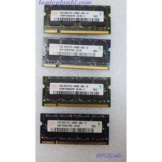 Ram laptop hynix 2GB DDR2 - Bus 800MHz | Ram nâng cấp dùng cho laptop core 2 duo