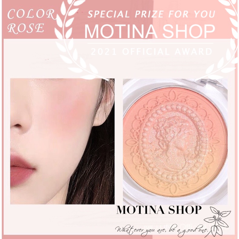 Phấn Má Hồng Màu Nude / Trắng Sữa / Đỏ Trang Điểm Tự Nhiên Dành Cho Nữ