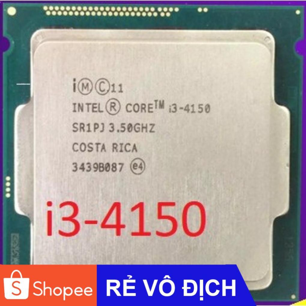 Bộ Xử Lý CPU Intel Core i3-4150 Socket 1150 [💜FREESHIP💜 Đơn Từ 150K] Tốc độ 3.50GHz , 3M Cache 21