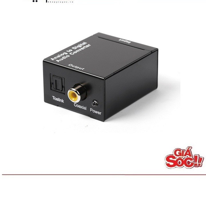 Bộ chuyển đổi tín hiệu AV, RCA, Analog sang cáp quang, Optical, Coaxial