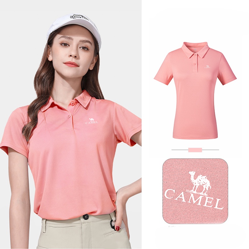 Áo polo ngắn tay CAMEL thoáng khí nhanh khô thời trang unisex