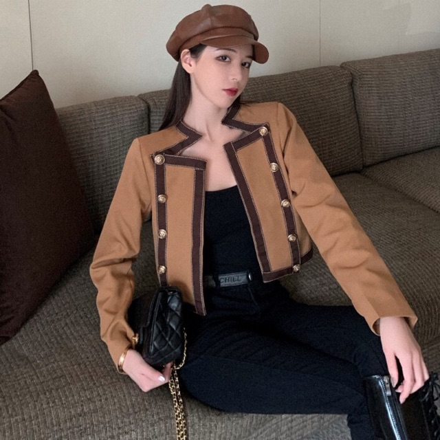 Áo Khoác Tiểu Thư Cá Tính Siêu Chanh Sảng ✨✨