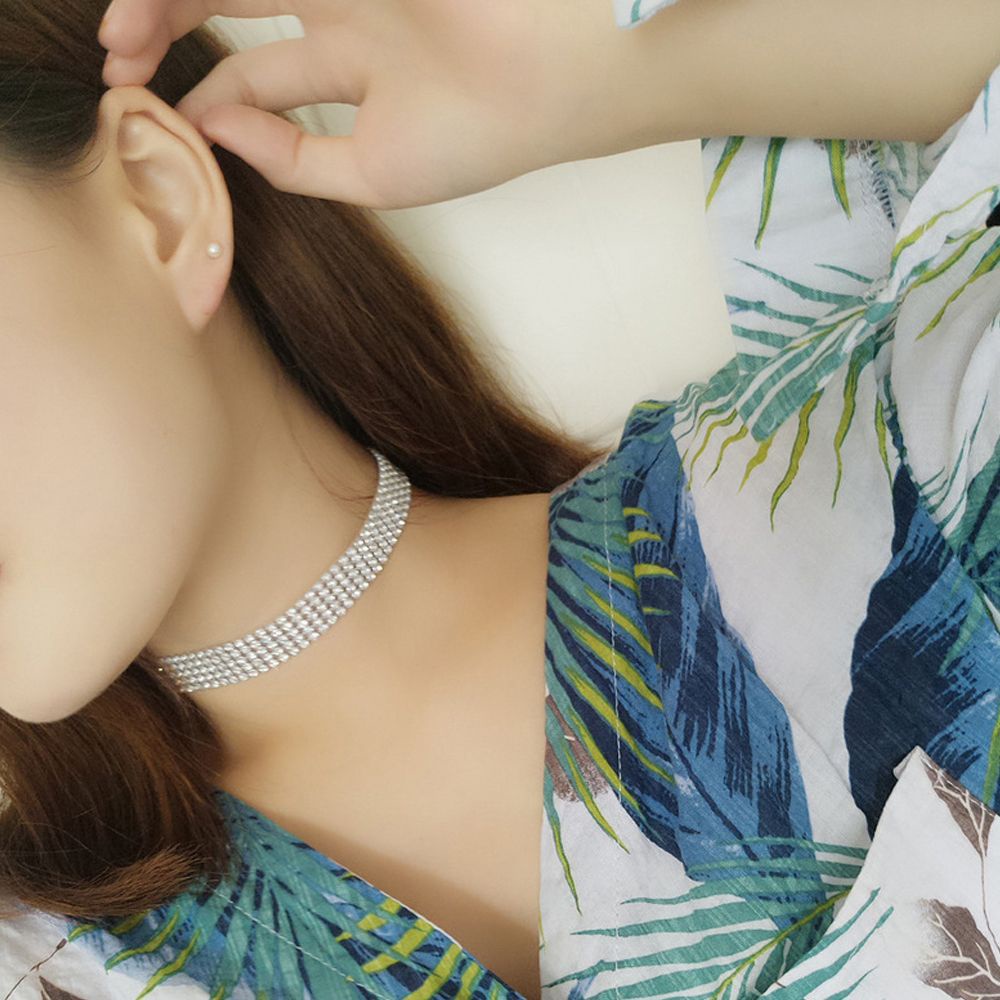 Vòng cổ choker bản rộng phong cách cổ điển cá tính dành cho nữ