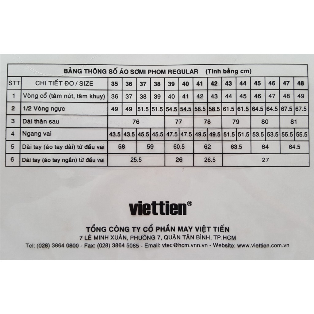 ÁO SƠ MI VIỆT TIẾN DÀI TAY VẢI TRE HOA VĂN