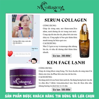 Kem Lạnh + Serum Cao Cấp Ncollagen - Dưỡng ẩm, trắng da