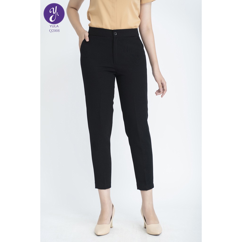 Quần Âu Nữ Công Sở Lưng Cao Dáng Baggy Nhẹ Vải Co Giãn Không Bai Xù Q21.02 | BigBuy360 - bigbuy360.vn