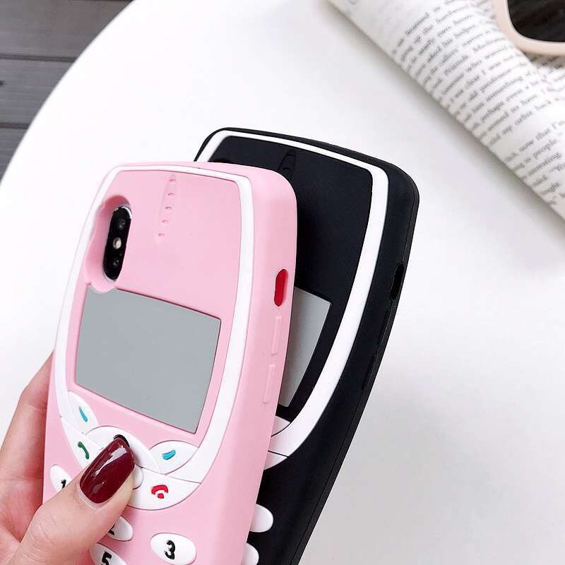 Ốp Điện Thoại Silicon Mềm Chống Sốc Kèm Dây Đeo Phong Cách Retro Cho Nokia