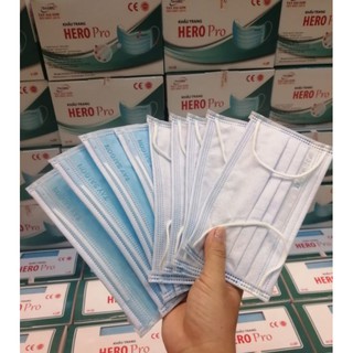 khẩu trang y tế 4 lớp kháng khuẩn Hero