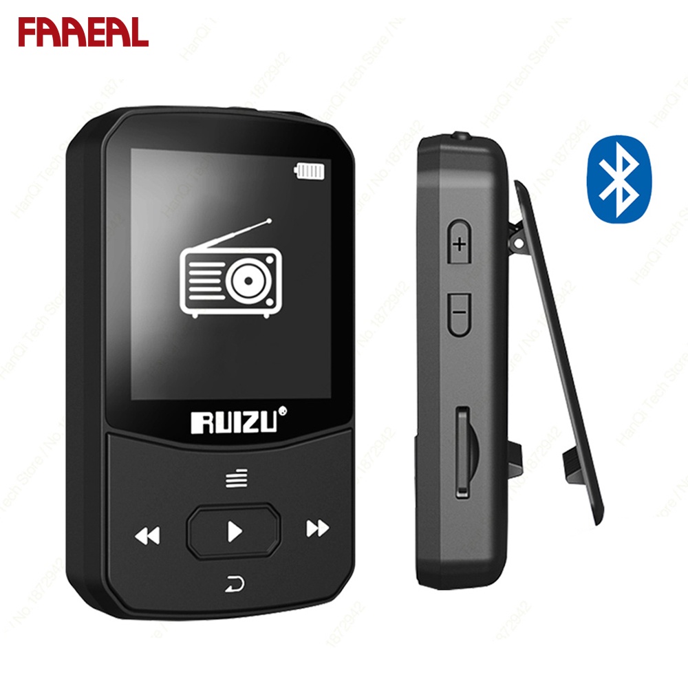 Máy nghe nhạc mp3 RUIZU X52 kết nối bluetooth có đài fm ghi âm chất lượng cao
