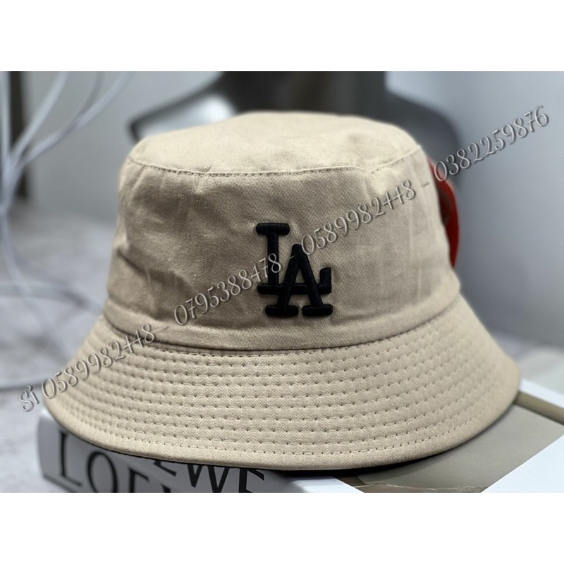 Mũ bucket Hàn quốc - nón tai bèo 2 mặt thêu La năng động phong cách ulzzang hàn quốc đơn giản