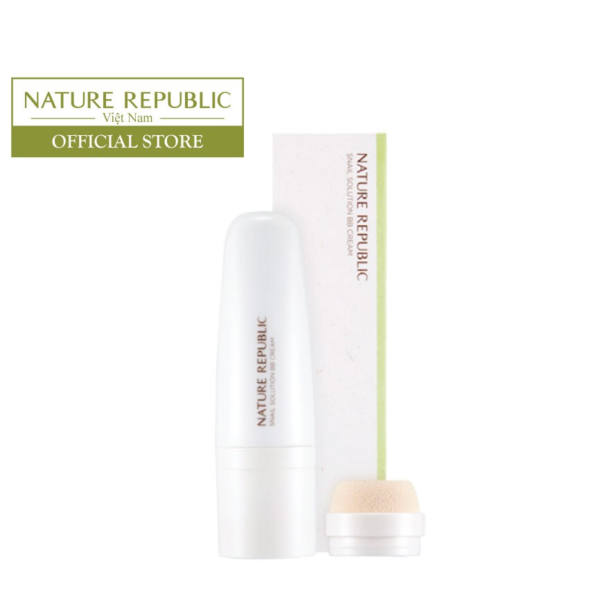 HSD 07/2022 Kem BB trang điểm NATURE REPUBLIC Snail Solution BB Cream SPF 30 PA++ 40ml