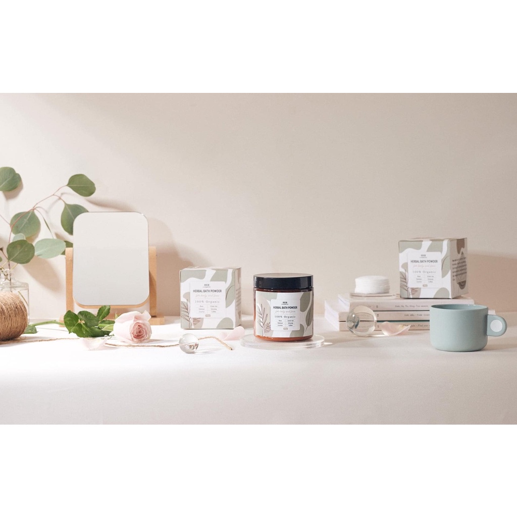 Bột Tắm Trắng Herbal Bath Powder Bột Tắm Dưỡng Trắng Thảo Dược Gói 50gr