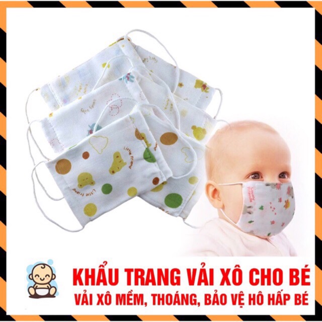 KHẨU TRANG XÔ BẢO VỆ HÔ HẤP CHO BÉ