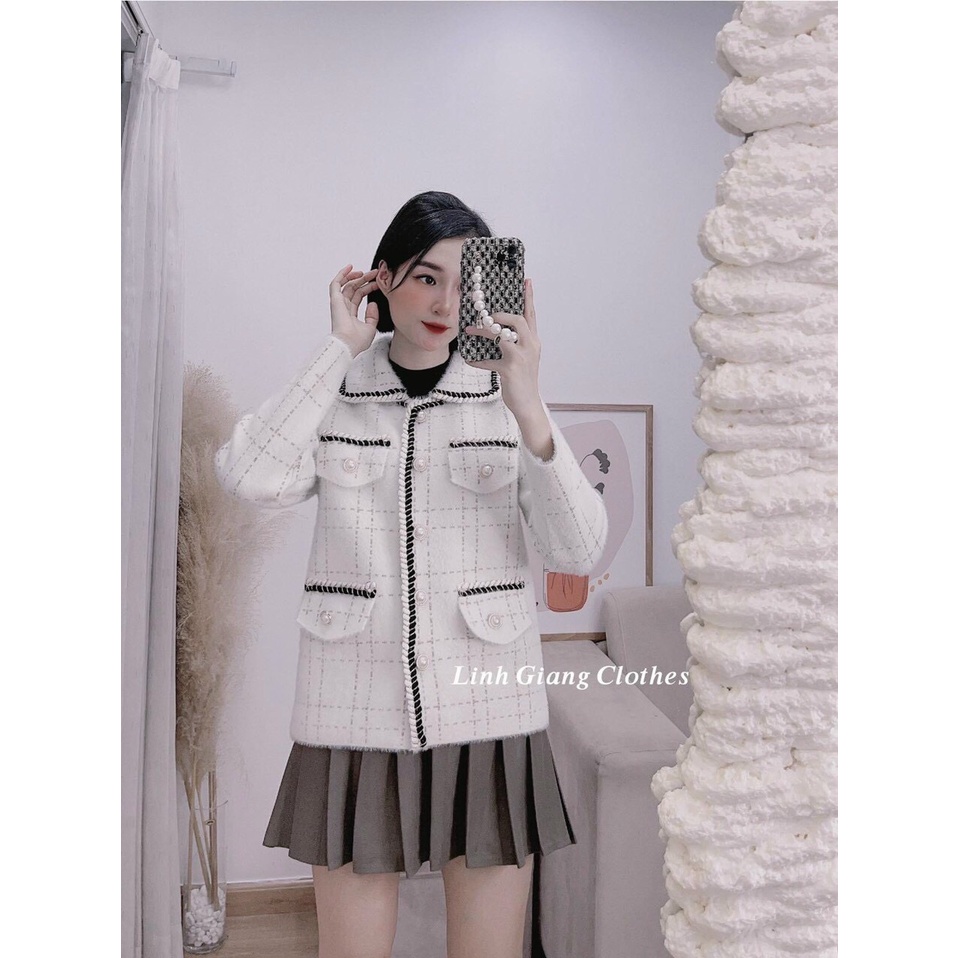 Áo khoác dạ lông | BigBuy360 - bigbuy360.vn