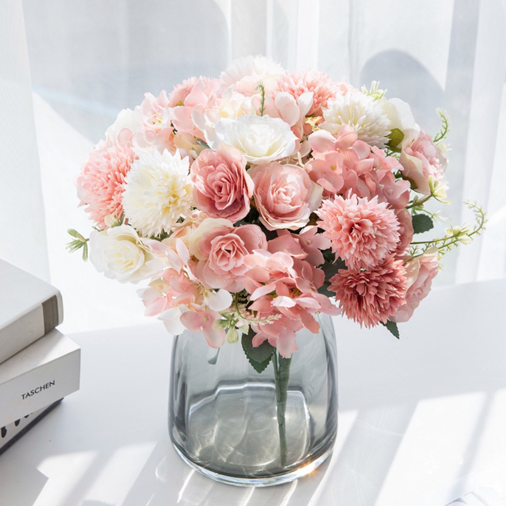 Hoa Giả Không Cần Tưới Nước Trang Trí Bàn Tiệc