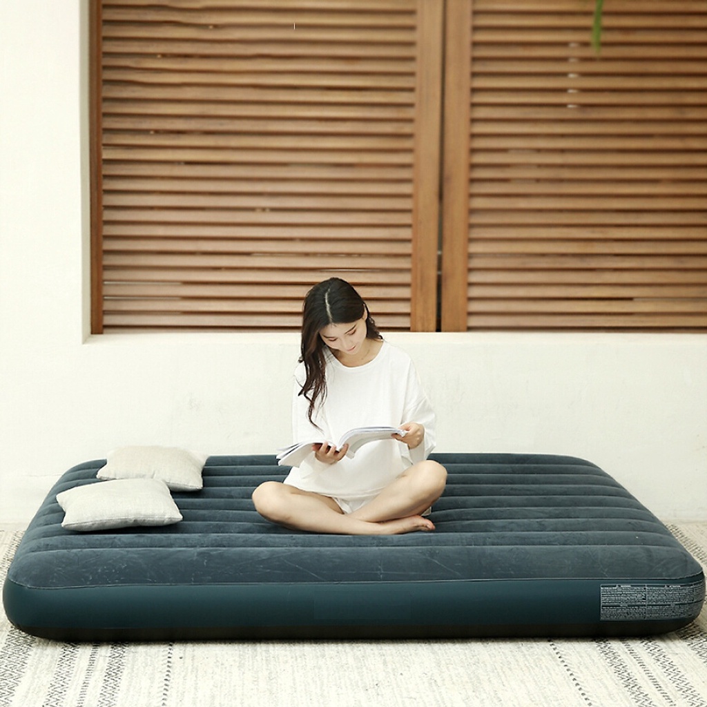 Đệm hơi đôi công nghệ mới 137x191x25cm 64733, nệm2 người nằm, êm ái thoáng khí, gấp dọn tiện dung - Kèm bơm điện