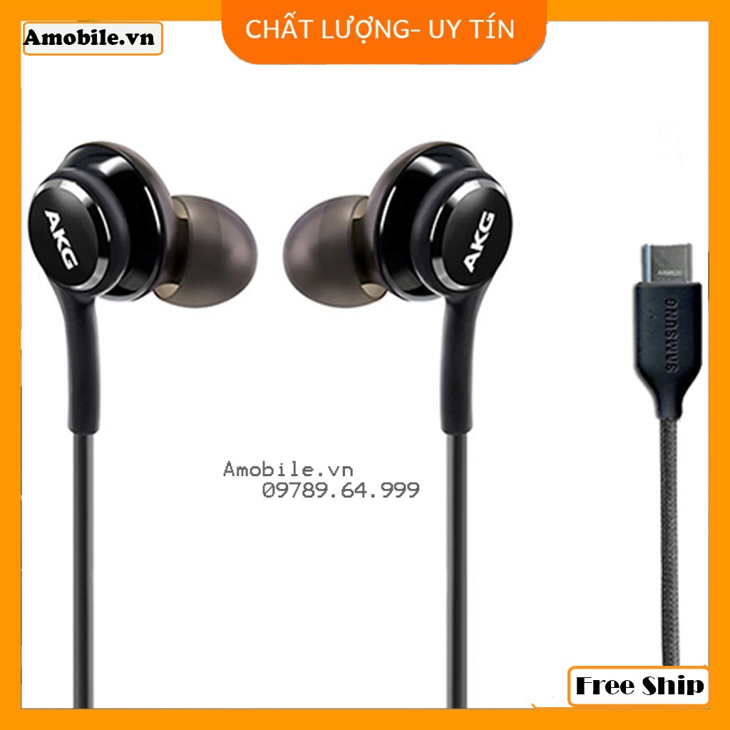 [ Sale lớn 2 ngày ] Tai nghe samsung AKG S10 âm thanh tuyệt hảo tặng kèm 4 nút tai thay thế.