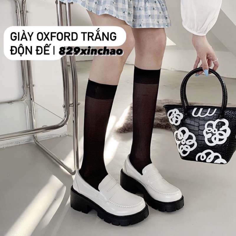 Boot da trắng độn đế Loại 1 / bốt da đen, boot da trắng | GIÀY bata