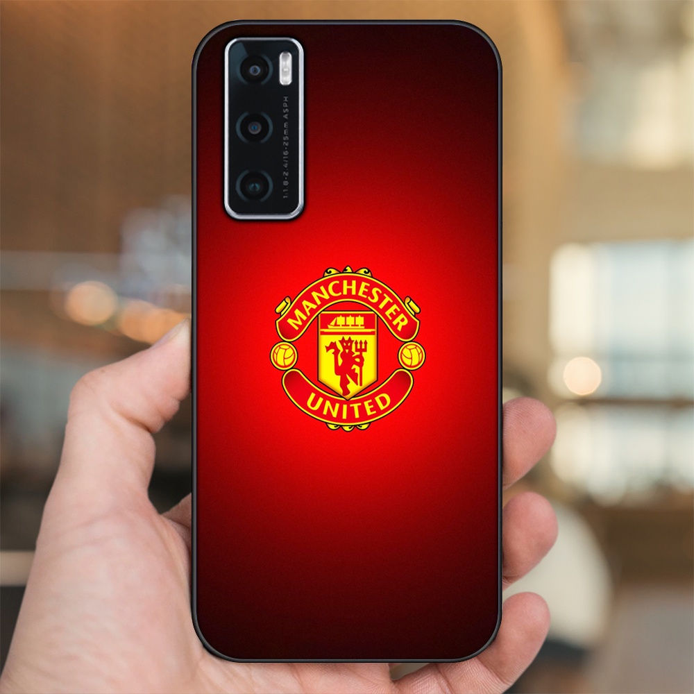 Ốp lưng Vivo V20 SE viền đen in hình MU Manchester United