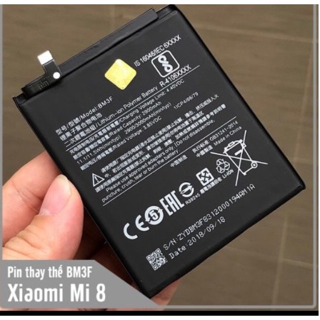 Pin xịn máy xiaomi mi 8 (BM3F)