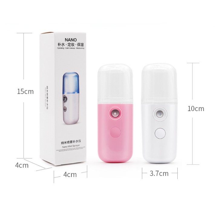 [RẺ VÔ ĐỊCH] - Máy phun sương xông hơi xịt khoáng NANO MINI cầm tay