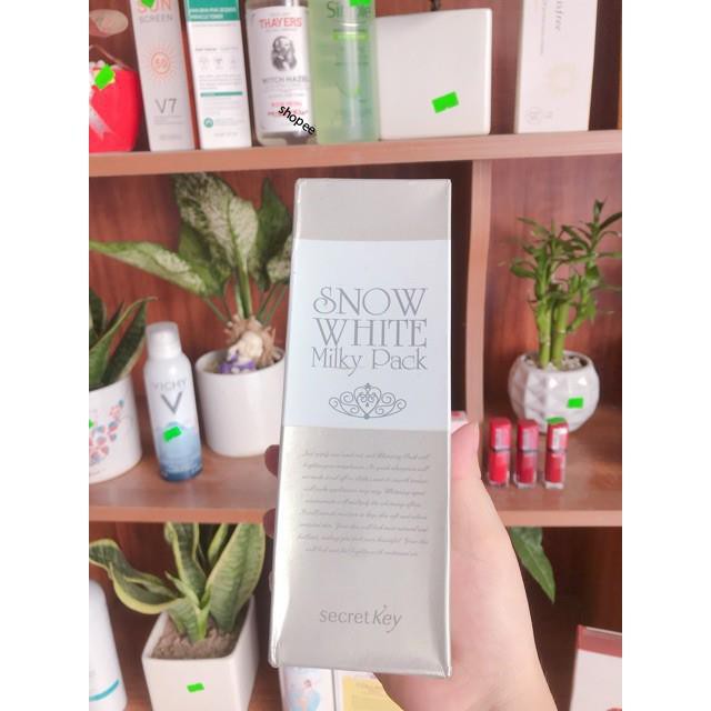 Dưỡng trắng da mặt và body cao cấp Snow White Milky Pack da siêu lỳ cũng bật tone ( chính hãng Hàn Quốc 100%)