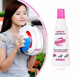 Chai Xịt Khử Mùi Đa Năng Giày Dép, Mũ Bảo Hiểm Hando 120ml