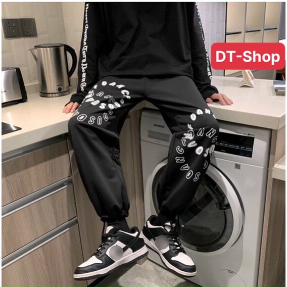 Quần jogger nam bo gấu trơn vải nỉ cao cấp chất mịn dáng jogger mặc thu đông