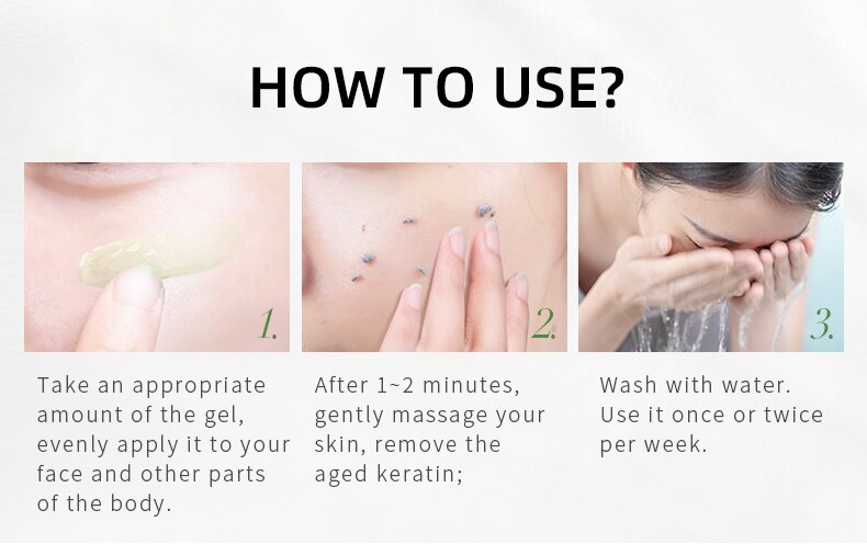 (Hàng Mới Về) Gel Trà Xanh Tẩy Tế Bào Chết Dưỡng Ẩm Làm Trắng Da Laikou | BigBuy360 - bigbuy360.vn