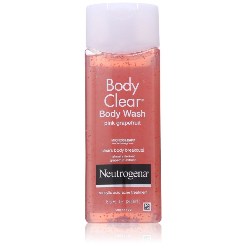 Gel tắm dành cho da mụn Neutrogena Body Clear Body Wash Pink Grapefruit 250ml (Mỹ)