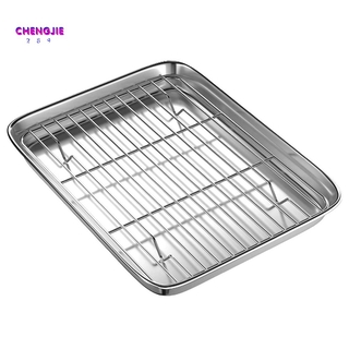 Khay nướng bánh bằng thép không gỉ 10 inch