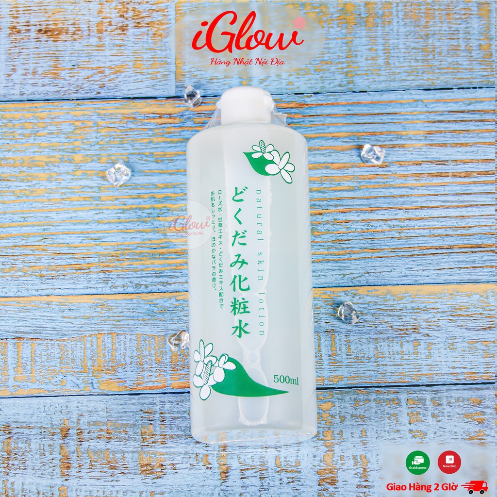 Nước hoa hồng lotion toner diếp cá, tía tô Dokudami Nhật Bản