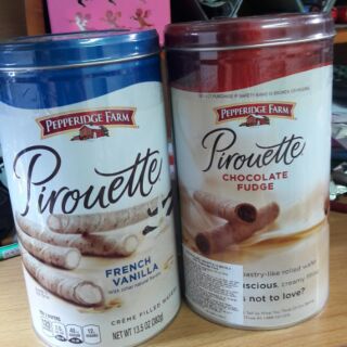 Bánh quế hộp thiếc tròn Pepperidge Farm
