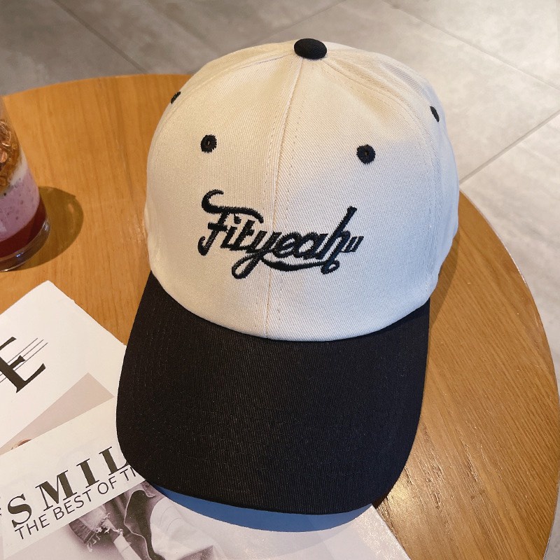 Mũ Lưỡi trai phối thêu chữ Fityeah form unisex nam nữ nón kết thời trang phong cách Hàn Quốc nhiều màu - K37